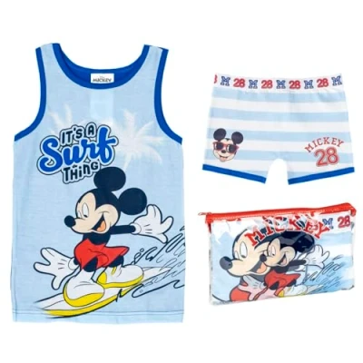 Imagen de CERDÁ LIFE&#039;S LITTLE MOMENTS Pijama Brilla en la Oscuridad Niño de Mickey Mouse Licencia Oficial Disney, Azul, 4 años para Niños
