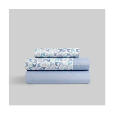 Imagen de Donegal Collections Juego de Sabanas 3 Piezas Cama 105 105x190/200 Ropa Incluye Sabana Bajera, Encimera y Funda Almohada Microfibra Extra Suave Xels Azul