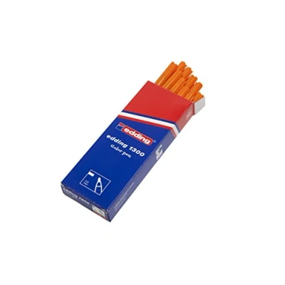 Imagen de edding 1300 rotulador de color trazo medio naranja x10 punta redondeada 2 mm para dibujar y escribir el colegio, mandalas, Bullet Journals