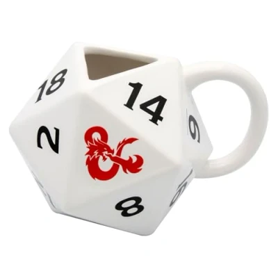 Imagen de Joytoy Dungeons &amp; Dragons D20 Dice Taza de cerámica (3D, en Caja Regalo)