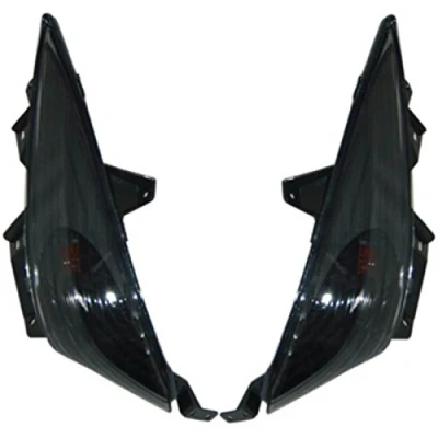 Imagen de one by Camamoto cód. 77206378FN Juego de intermitentes delanteros homologados CE negros/ahumado compatible con Yamaha T Max 500 cc año 2008 a 2011
