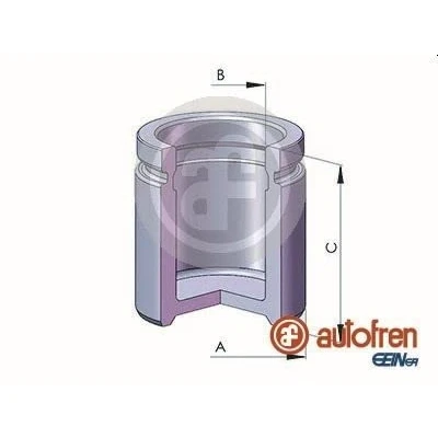 Imagen de AUTOFREN SEINSA D025331 Émbolo, pinza del freno 51 Eje delantero AISIN TOYOTA: Yaris I Hatchback