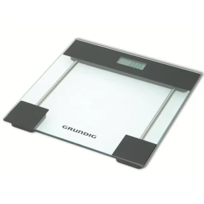 Imagen de Grundig Báscula digital de baño Cristal templado Máximo 180 kg Kilos, Pounds, Stones Incluye 2 x AAA