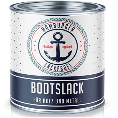 Imagen de Hamburger Lack Profi Barniz para barcos (mate, madera y metal, transparente, 5 L)