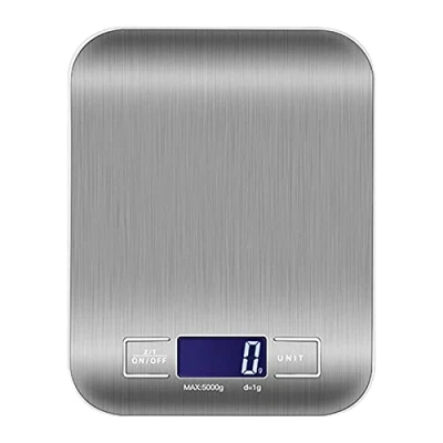 Imagen de Bascula Cocina Digital Báscula LCD Inteligente de Acero Inoxidable Bolsillo portátil Balanzas Multifuncionales Pro Peso para Pesar Alimentos Cereales Legumbres Harina Joyas