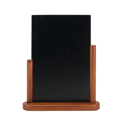 Imagen de Securit elegante Large Tabla menú superior 21 x 30 cm lacado Acabado Chalk Junta Caoba