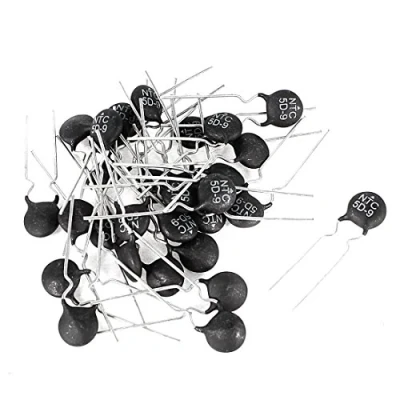 Imagen de sourcing map a14051000ux0328 Detectar la corriente de irrupción termistor ntc limitador 5d 9 5 ohmios 3a 30pcs
