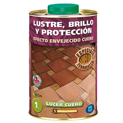 Imagen de MONESTIR LUCER LUSTRE Y PROTECCION para suelos Terracotta o barro ACABADO ENVEJECIDO CUERO 1L
