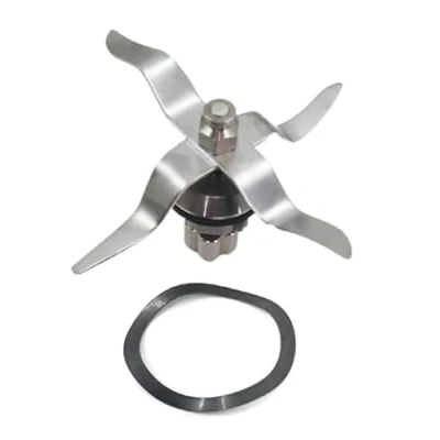 Imagen de Pack de cuchillas + arandela bloqueo FLAVOR PLUS compatible para robot Monsieur Cuisine Connect y Smart. Comprobar Que el piñón Inferior las 5 lóbulos es adecuado su máquina
