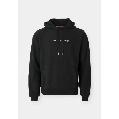 Imagen de Tommy Hilfiger Original Hoodie Camiseta de pijama, Hombre, Talla: Medium, Black
