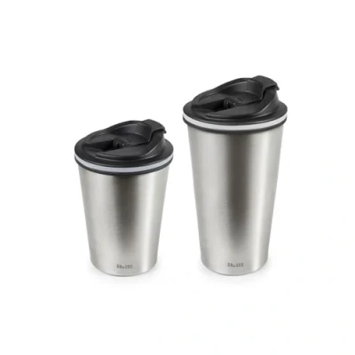Imagen de IBILI 758328 Vaso Termico Satin 280 ML, Stainless Steel, Plata