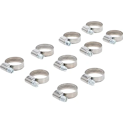 Imagen de BGS 8095 16x25 Abrazaderas de manguera inoxidable 16 x 25 mm 10 piezas