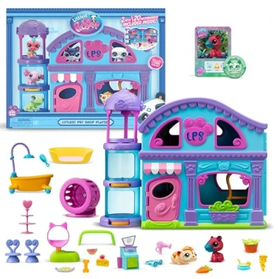 Imagen de Littlest Pet Shop Playset LPS Gen 7, auténticas figuras misteriosas, juguete sorpresa coleccionable para niños, niñas, adolescentes a partir de 4 años