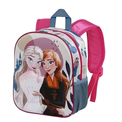 Imagen de Disney Frozen 2 Castle Mochila 3D Pequeña, Multicolor, 26 x 31 cm, Capacidad 8.5 L