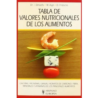 Imagen de Tabla de valores nutricionales los alimentos (Tablas alimentos)