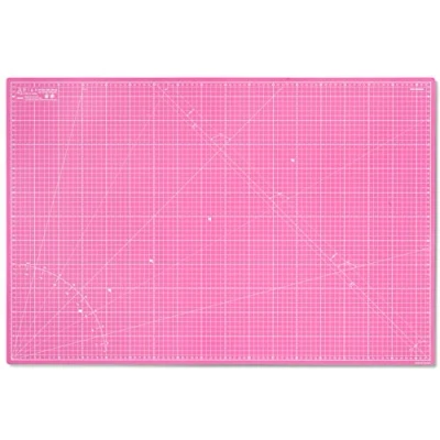 Imagen de Elan Base de Corte A1 Rosa y Morado, Alfombrilla para Patchwork, Autocicatrizante, Tabla Costura, Autorregenerable, Alfombra 90cm x 60cm
