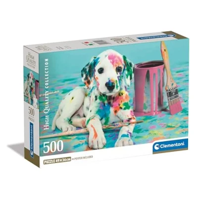 Imagen de Clementoni Collection The Funny Dalmatian Puzzle De 500 Piezas, Rompecabezas Adultos, Entretenimento, 35545, Multicolor