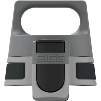 Imagen de SIGG WMB ONE Top Anthracite Tapón de repuesto a prueba fugas, pieza recambio para botellas SIGG, cierre hermético cantimploras accionable con una sola mano