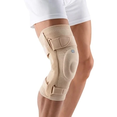Imagen de BAUERFEIND Vendaje de Rodilla, GenuTrain S, Beige,Izquierdo, Talla 6