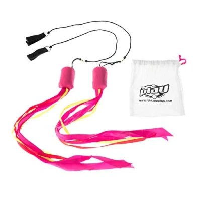 Imagen de Play Juggling Bolas de Cinta con Cintas Colores para Malabares Fucsia