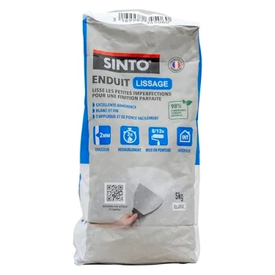 Imagen de SINTO Revestimiento de alisado en polvo, blanco, 5 kg