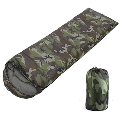 Imagen de Fly Free saco de dormir para camping, al aire libre, resistente agua y cálido, con camuflaje, adultos, viajes, senderismo viajes