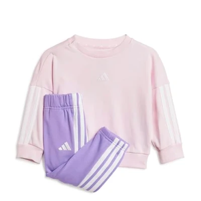 Imagen de adidas Performance Essentials Jogger Infant Unisex SET Chándal para niños, Talla: 3 6m, Clear pink/white