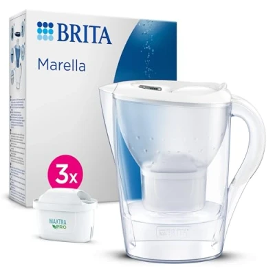 Imagen de Brita Jarra Filtrante Marella +3 Maxtra Pro PP Blanco Polipropileno 2,4 l 150