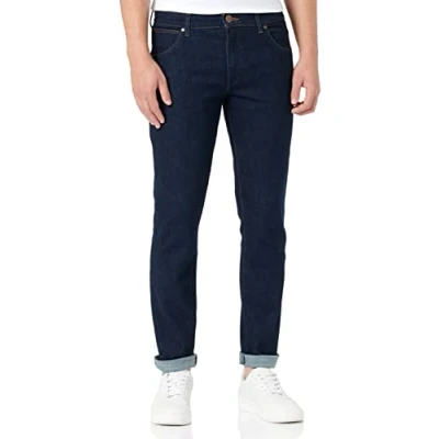 Imagen de Wrangler Larston, Vaqueros para Hombre, Azul (Day Drifter), 28W / 30L