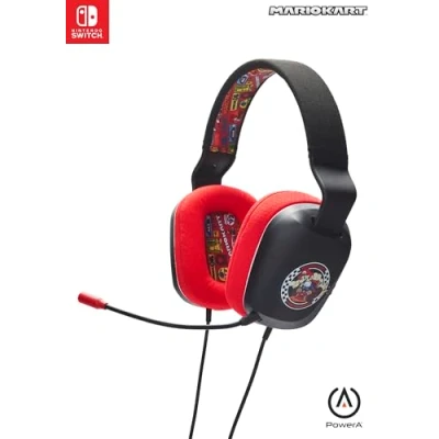Imagen de Auriculares Con Cable Powera Mario Kart Para Nintendo Switch
