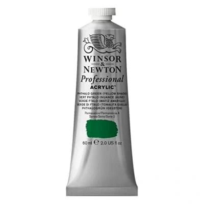Imagen de Winsor &amp; Newton Professional Acrylic Pintura Acrílica en Tubo, Verde (Phthalo Green Yellow Shade), 60 ml
