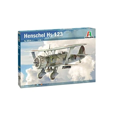 Imagen de Italeri 2819S 1:48 Henschel HS 123, maqueta, Juego de construcción, maqueta Libre, Bricolaje, Hobby, encolado, Kit plástico, precisión Detalles