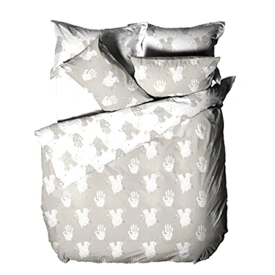 Imagen de furn. Be Kind nórdica y Funda de Almohada Conjunto, Gris, Rey