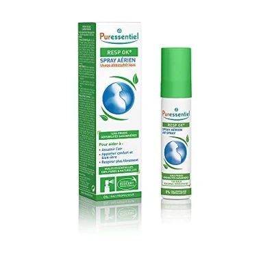 Imagen de Puressentiel respiratorio Spray Aereo Resp Ok Ayuda a purificar el aire y aportar confort bienestar 19 aceites esenciales 20 ml