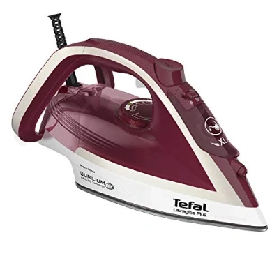 Imagen de TEFAL Ultragliss Plus Plancha de Vapor, 2800 W, 1 Liter, 44 Decibeles, Rojo/Blanco