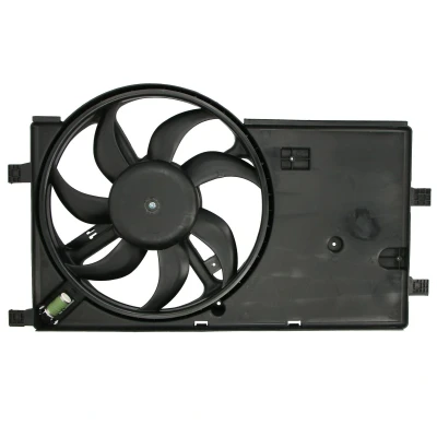 Imagen de THERMOTEC D8F038TT Ventilador de radiador 385 12 160 con bastidor (armazón) PEUGEOT: Bipper Furgón, FIAT: Fiorino III Furgón / Familiar