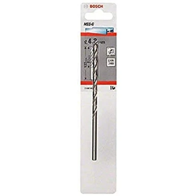 Imagen de Bosch Professional 1x HSS G Broca para metal (Ø 4,8 mm, Robust Line, Accesorios taladro)