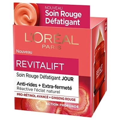 Imagen de L&#039;Oréal Paris Revitalift Soin Rouge Défatigant Anti Rides &amp; Eclat 50 mL