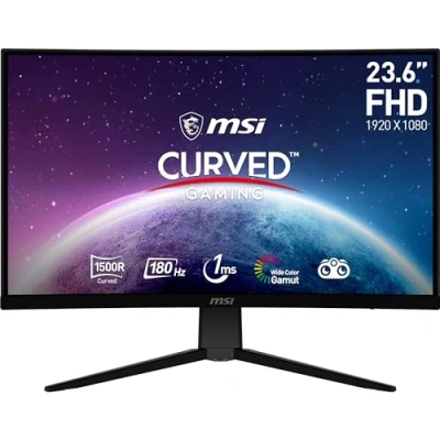 Imagen de MSI G2422C Monitor Curvo Gaming FHD 23,6&quot;, 1500R 1920 x 1080 VA Panel, 180Hz / 1ms, Adaptive Sync, DP 1.2a, HDMI 2.0b CEC