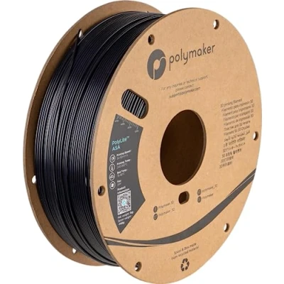 Imagen de Polymaker PolyLite ASA Negro 1.75mm 1kg