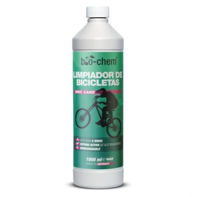Imagen de Bio Chem Limpiador de cuadros bicicletas 2 x 750ml + manopla lavado desengrasante antioxidante para bicicletas, montaña, carretera, eléctricas
