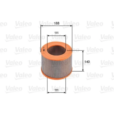 Imagen de VALEO 585685 Filtro de aire 140 188, 188 Cartucho filtrante TOYOTA: 4Runner, HILUX 5 Pick up
