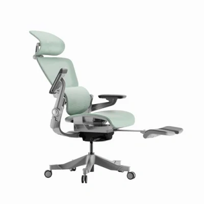 Imagen de HINOMI H1 Pro V2 Silla de Escritorio Plegable con Reposacabezas, Reposabrazos y Ruedas;Silla Ergonómica Reclinable Reposapiés;Silla Gaming Tela para Adultos (Verde)