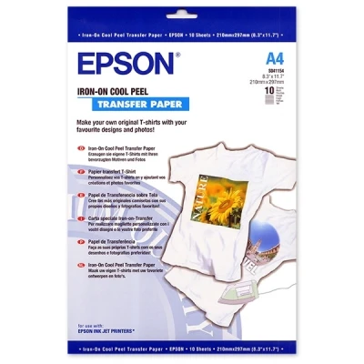 Imagen de Epson C13S041154 Papel de transferencia iron on