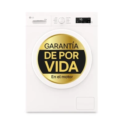 Imagen de LG W4X1085NWH Lavadora Secadora Inverter Direct Drive 8/5kg, 1400 rpm, 6 Motion, Vapor Steam, Wi Fi ThinQ, Clasificación A (Lavado) E (Secado, Serie 140, Blanco