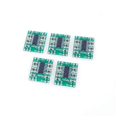 Imagen de ANGEEK PAM8403 Super Mini Digital Amplifier Board 2 * 3W Class D efficient 2.5 to 5V USB Power Supply (5pcs)