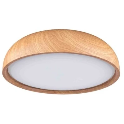 Imagen de Paulmann Oka plafón LED IP44 CCT look de madera