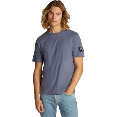 Imagen de Calvin Klein Jeans Badge Regular TEE Camiseta básica, Hombre, Talla: Large, Grisaille