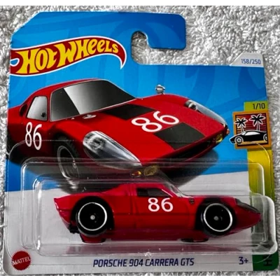 Imagen de Hot Wheels Porsche 904 Carrera GTS HW Exotics 1/10 (158/250) HTD94 Rojo 2024 + Protector Short Card Frikimonkey