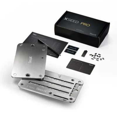 Imagen de SecuX XSEED Pro Indestructible Bitcoin Wallet Crypto Seed Storage Placa de acero Compatible con SecuX, Ledger, Trezor Hardware Wallets